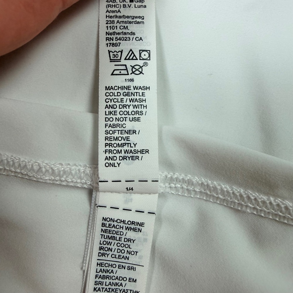 Athleta Racerback Tank Top Womens‎ Medium White Excellent Activewear Workout - Picture 8 of 11